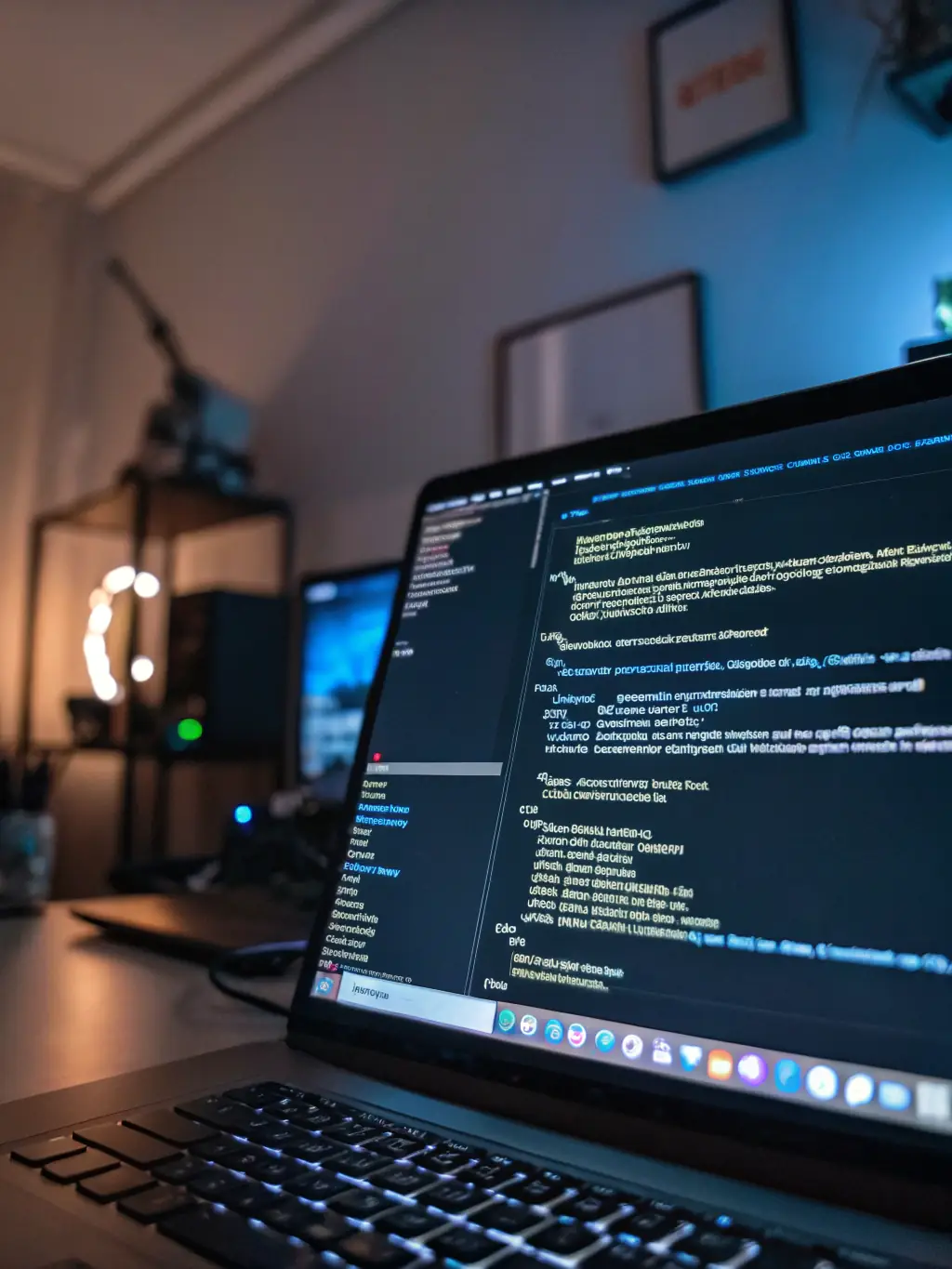 A screen displaying lines of code, algorithms, and software interfaces, representing the digital world of software engineering, highlighting GlobalHire's expertise in software recruitment.